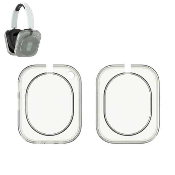 Clear TPU Headphone Shell Cover for Nothing Ear (1) & (2), Anti-Scratch Ear Cup & PC Headband Protectors, Slim Soft Transparent Accessories, 2-Piece Set