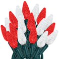 thumbnail image 1 of Novelty Lights 24FT 70 LED C6 Christmas String Lights, Red & Pure White, 1 of 8