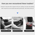 thumbnail image 4 of Estbridge Car Accessories Car Armrest Pad Left Elbow Support General Leather Booster Pad Central Armrest Box Adjust Armrest, 4 of 7