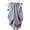 Grey, variant on Mrat Flowy Maxi Skirt Women's Elastic Waist Solid Cotton Linen Skirt Loose Large Lantern Skirt with Pockets Fringe Skirt S-160 Navy One Size