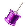 thumbnail image 3 of koolsoo Fishing Reel Spool Aluminum Lightweight Baitcasting Reel Spool for cc80 CR80 Purple, 3 of 9