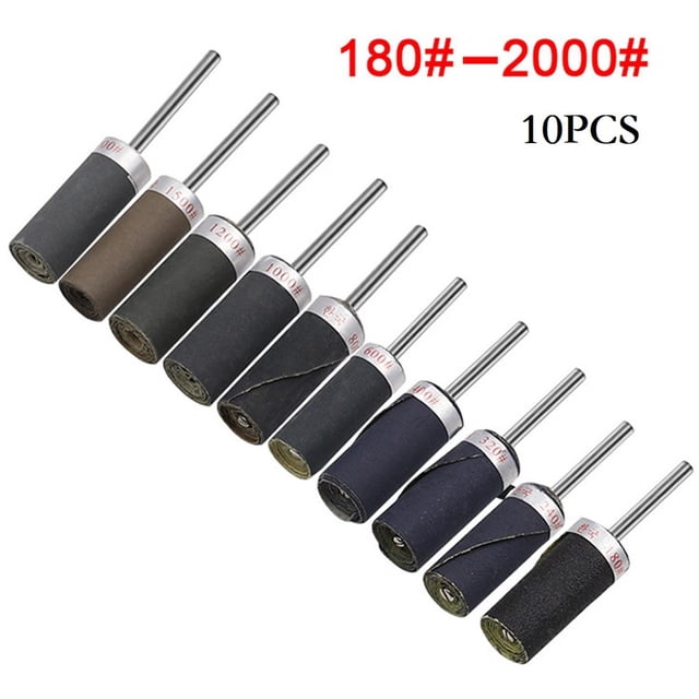 Sandpaper Stick Grinding Head P180-P2000 Sanding Paper Polishing Bar for Finish