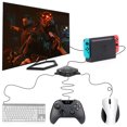 thumbnail image 3 of USB Keyboard and Mouse Adapter with LED Indicator Plug and Play Converter Compatible with PlayStation 4/3 Xbox One/360 Switch Lite, 3 of 7