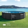 thumbnail image 3 of Intex 15Ft X 48In Greywood Prism Frame Premium Pool Set, Age: 6+, 3 of 5