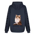 thumbnail image 5 of WEAIXIMIUNG Graphic Sweatshirts for Women Ms Popular Logo To The Letters Sleeve Hooded, 5 of 5