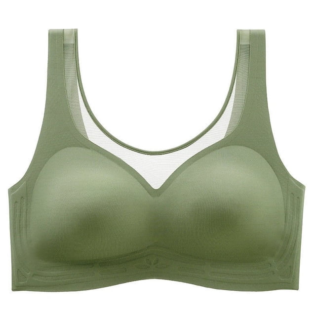 Timegard Bras for Women No Underwire Semaless Back Smoothing Full Coverage Comfortable Sleep Bralette