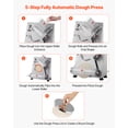 thumbnail image 4 of VEVOR 14 Inch Pizza Dough Roller Sheeter Automatic Commercial Pizza Dough Press 370W, 4 of 9