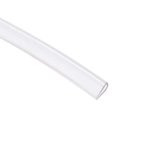 Unique Bargains Fits 0.5-2mm Edge 3Meters/9.84Ft Length 0.24' Height Trim U-Seal PVC Transparent