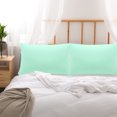 thumbnail image 2 of Spa Blue Pillowcases Soft Microfiber Pillow Case with Zipper Standard, 2 Pack, 2 of 11