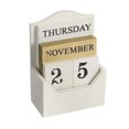 thumbnail image 1 of Rongfmy Classic Perpetual Calendar Blocks Decoration Stylish Decor Reusable Tabletop For White, 1 of 9