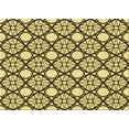 thumbnail image 1 of Ahgly Company Machine Washable Indoor Rectangle Transitional Mustard Yellow Area Rugs, 2' x 4', 1 of 7