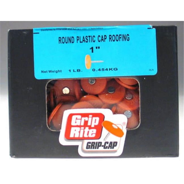 Prime Source 1 Lb 1in. Plastic Cap Roofing Nails 1PRCAP1