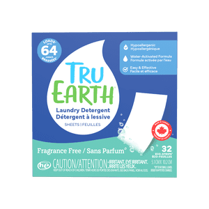 Tru Earth Fresh Linen Laundry Detergent Sheets Up to 64 loads