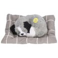 thumbnail image 2 of Plush Stuffed Dog Toy, Simulation Sleeping Dog Doll Make Sound  For Kids Gift Husky, 2 of 8