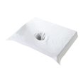 thumbnail image 2 of Half Massage Table Cover Cosmetic Bed Face Hole Towel Cloth White, 2 of 8
