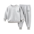 thumbnail image 1 of Pants for Girls Sweatshirt for Girls Boys And Girls Long Sleeved Round Neck Printed Sweatshirt And Pants Two-Piece Set with Elastic Waist And Long Pants Two-Piece Set, 1 of 3