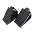 thumbnail image 4 of LOLIPPYY 1Pack Rubber Wheel Chock Parking Blocks Black for Truck Vehicle Stabilization, 4 of 8