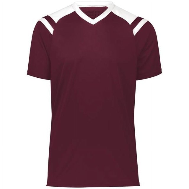 Adult Sheffield Jersey, Maroon & White - Large