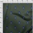 thumbnail image 2 of oneOone Silk Tabby Fabric Peacock Feather Ikat Decor Fabric Printed BTY 42 Inch Wide, 2 of 4