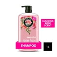 thumbnail image 1 of Herbal Essences Smoothing Shampoo, Cleanses and Conditions for A Shiny Sleek End-Look, Vitamine E and Jojoba Extract, Floral Scent, Rose Hips, 1L, 1 of 16