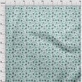 thumbnail image 4 of oneOone Viscose Jersey Turquoise Blue Fabric Kids Craft Projects Decor Fabric Printed By The Yard 60 Inch Wide, 4 of 4