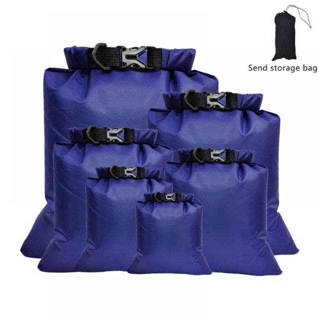 Waterproof Dry Bag Backpack 6 Pack Gym Bag Dry Sacks Lightweight Storage Bags Roll Top Sack Travel Duffel Bags for Kayaking Rafting Boating Swimming Camping Hiking Fishing