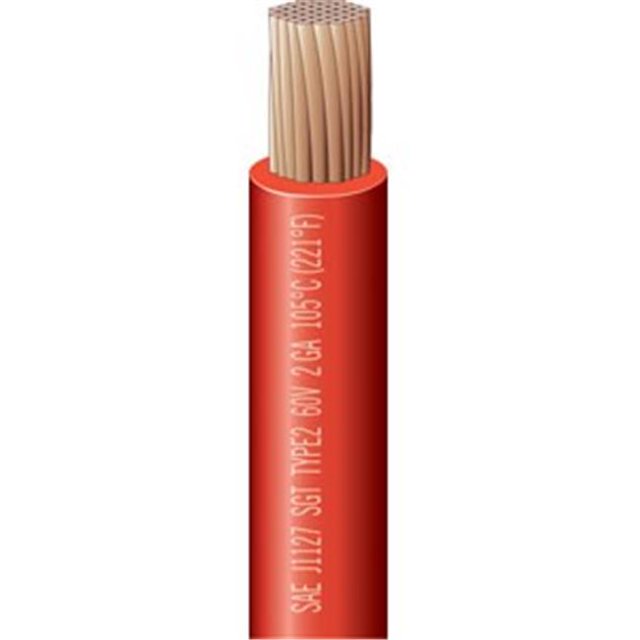 6 Gauge Wire Starter Cable, Red