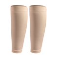 thumbnail image 2 of CUITING 2Pcs Elastic Leg Sleeves Breathable Compression Calf Guard Protector Strip for Outdoor Sports Pink, 2 of 8