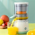 thumbnail image 1 of 1 Pce, Presse-Agrumes Multifonctionnel Portable, Extraction Automatique et Séparation - Orange Frais, 1 of 4