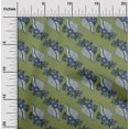thumbnail image 1 of oneOone Polyester Lycra Fabric Leaves Block Print Sewing Fabric BTY 56 Inch Wide, 1 of 4