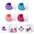 thumbnail image 3 of Miangastore 4Pcs Lotion Jars Mini Containers with Lids for Travel Size Portable PP Material 1.77x1.77x1.41in, 3 of 9