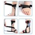 thumbnail image 4 of Ankle Foot Orthosis with Elastic Straps, Half Sole Design for Foot Drop Muscle Weakness, Corrects Posture, Provides Support, 4 of 7