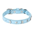 thumbnail image 3 of Collier pour Chat Élégant à Motif d'Étoiles et de Lune, Ajustable et à Dégagement Rapide, avec Bande Élastique, pour Usage Intérieur et Extérieur, 3 of 5