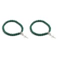 thumbnail image 4 of Baohd Stylish And Comfortable Beaded Bracelets For Wear Gift Cross Pendant Bracelets blackish green 2Set, 4 of 6