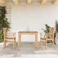 thumbnail image 1 of vidaXL 3 Piece Garden Dining Set Solid Wood Teak, 1 of 5