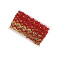 thumbnail image 2 of ziyahi 13mx35mm Bordure en Dentelle Métallique à Sequins textile de Robe de Mariée Ruban Tissu Couture DIY Rouge, 2 of 8