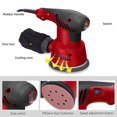 thumbnail image 4 of TFixol 300W Handheld Electric Eccentric Sander 5 Inch 125mm Sanding Plate Electric Sander Wood Processing Furniture Car Polishing Machine with Dust Box 6 Speed Regulation, 4 of 7