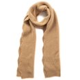thumbnail image 1 of Inc Foulard Silencieuse en Tricot Chevron, Beige Foncé, 1 of 1