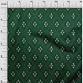 thumbnail image 3 of oneOone Silk Tabby Dark Green Fabric Block Sewing Material Print Fabric By The Yard 42 Inch Wide-XUG, 3 of 5
