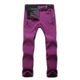 thumbnail image 2 of Milaget Pantalon de Ski Femme Coquille Souple Épais pour Voyage Randonnée Rouge, 2 of 9