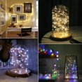 thumbnail image 2 of 20 LED 6.56Ft Led String Lights Warm White Firefly USB Plug in Starry Lights with Remote Waterproof Copper Wire Decorative Fairy Lights for Valentine‘s Day, 2 of 6