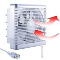 thumbnail image 1 of SAILFLO 10 Inch Exhaust Shutter Fan 2-Way Linkage Blower 470 CFM Strong Reversible Airflow Wall Mounted Ventilation Fan for Vents Attic Kitchen Bathroom Basement 10" Diameter Propeller, 1 of 5
