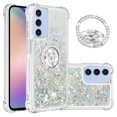 thumbnail image 1 of Case for FOXDOCK Sansung Galaxy A16 Full Corner Protection Glitter Phone Case with Ring Holder, 1 of 4