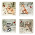 thumbnail image 1 of Certified International Assiettes d'Hiver 6 Pouces Canape/Luncheon, Multicolore, Petit, Ensemble de 4, 1 of 4