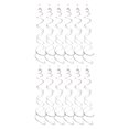 thumbnail image 3 of mmirethe 6pack/lot Swirl Pendant For Graduation Celebration Exquisite Craft Wide Application Birthday Star Spiral Pendant PVC Silver 2Set, 3 of 5