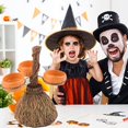 thumbnail image 3 of Lefu Bol à Collations Citrouille Halloween, Bol à Bonbons Plateau de Fête Détachable, 3 of 10