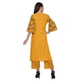 thumbnail image 4 of Moomaya Ensemble Kurta Palazzo Maxi pour Femmes Imprimé 2 Pcs Robe Tenue Tenue Ethnique, 4 of 5