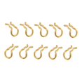 thumbnail image 2 of jinwen 10 Pieces Brake Pad Cotter Pin Calipers Fixing Snap Sp Clips Clamps Gold, 2 of 9
