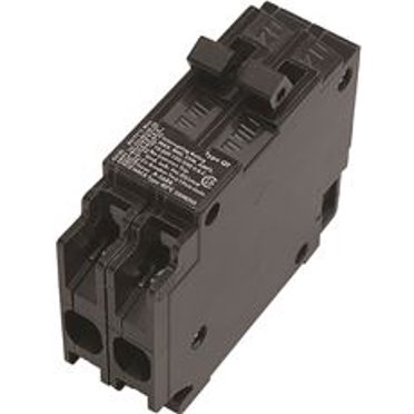 Siemens Q1520 One 15-Amp and One 20-Amp Single Pole 120V Non-Current Limiting Circuit Breaker