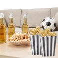 thumbnail image 1 of Special Offer! Popcorn Boxes Birthday Party Striped Popcorn Boxes Food Packaging Cartons, 1 of 6